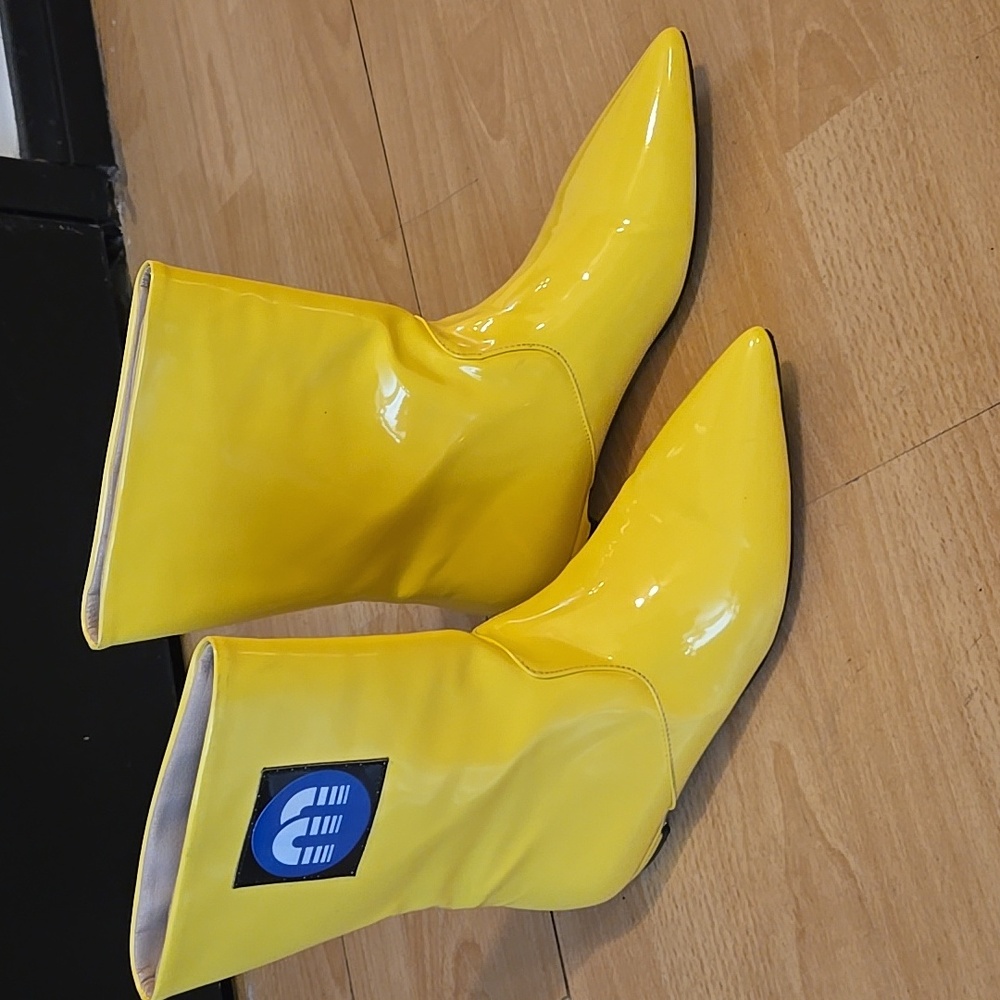 Yellow boots
